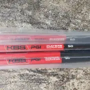 1 New Lightweight KBS PGI 50 Senior Flex Shafts .370 Parallel PXG