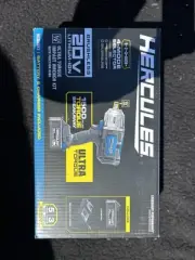 HERCULES 20V Brushless Cordless, 1/2 in. Ultra Torque Impact Wrench Kit