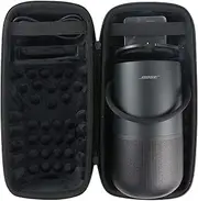 [khanka] Hard Protective Case for Bose Portable Home Speaker Speaker, Case Fits Speakers and Charging Cradle (Black)