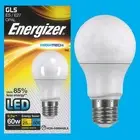 6x 9.2W (=60W) Opal LED GLS A60 Edison Screw ES E27 Warm 2700K, Light Bulb, Lamp