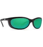 Costa Sunglasses Fathom Black Green Mirror 580G FTH