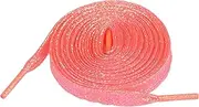 [Allegra K] Glitter Sparkling Flat Shoelace Shoe Laces for Sneakers Shiny Shoes Strings