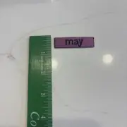 May Iron On/ Sew On Patch