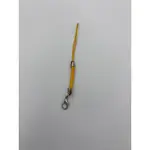 DIY 飾品配件 黃色編織手機繩 吊繩(二手商品） 全長9.5公分