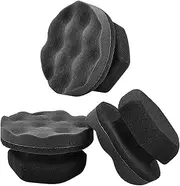 Tire Shine Applicator Dressing Pad with Hex Grip Design, 3Pcs Tire Hex Grip Applicator Tire Shine Car Detailing Foam,Tire Dressing Applicator Pad,Hex-Grip Tire Detailing Tool for Applying Tire Shine