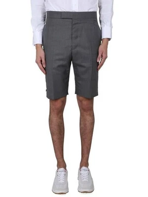 Thom Browne Super 120s Twill Wool Backstrap Shorts MTC002A 00626 035 133044831