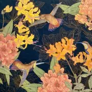 4 Paper Napkins for Decoupage / Parties - Hummingbird