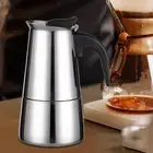 Stovetop Espresso Maker Stainless Steel Moka Pot Portable Coffee Machine Maker