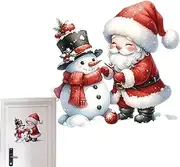 Wall Stickers, Christmas Stickers Fridge Stickers, Wall Stickers Holiday Stickers, Refrigerator Decal Removable, Christmas Decorations