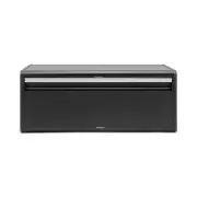 Brabantia Bread Box Fall Front Corrosion Stackable Resistant in Matte Black