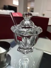 BACCARAT Harcourt Missouri Mustard Jam Condiment Jar NEW IN BOX