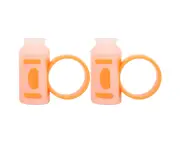 Drum Stick Control Clip Finger Controller Anti Slip Drummer Rotating Auxiliary Tool(Blanc Orange )