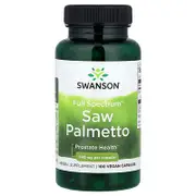 Swanson, Full Spectrum® Saw Palmetto, 540 mg, 100 Vegan Capsules