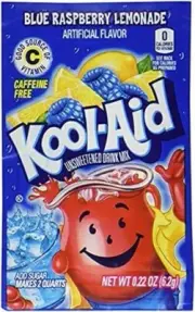 Kool-Aid Unsweetened Blue Raspberry Lemonade Mix, Pack of 48 Fresh & Delicious