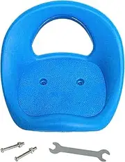 Abbraccia Kids Tricycle Seat Kids Tricycle Saddle Durable with Screws Wrench Simple Go Kart Seat Backrest Saddle for Children Bikes, Blue
