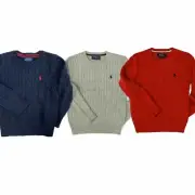 Polo Ralph Lauren Boys Cable Knit Sweater Pullover Little Kids Size 5