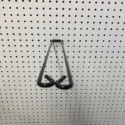 Trion 9081126-PURCH Powder Coated Black Metal Display Broom Loop Hook 18 L in.