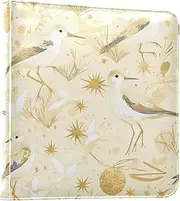 Cartoon American Avocet Gold2 Scrap Book Photo Albums Self Adhesive Pages 2 pcs 4x6'', 1 pcs 6x8'' Photos regalos para aniversario de novios