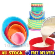6/8/9" Silicone Round Bread Mold Cake Pan Muffin Mould Bakeware Baking Tray Tool