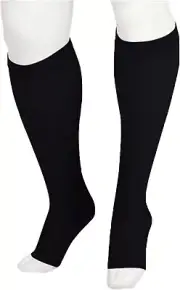 Juzo Dynamic 2001 Open Toe Regular Calf Stockings Compression 20-30 Size & Color