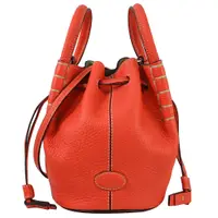 在飛比找PChome24h購物優惠-TODS Bucket Bag Micro 小牛皮迷你束口兩