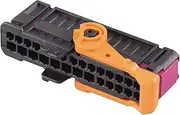 1/5/10/20/Sets 28 Pin Auto Wiring Cable dark Connector Male Female Plug 1813113-1 1813108-1 1K0 933 722D (Color : 28p female, Size : 5 sets)