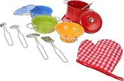 Abaodam 1 Set Pretend Play Cooking Mini Kitchen for Imaginative Play Kitchenware for Boys Educational Cooking Simulation Playthings