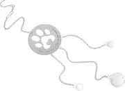 HANABASS Dog Paw Memorial Ornament Artisan Suncatcher Decoration for Pet Loss Thoughtful Keepsake for Dog Owners Elegant Beloved Pets