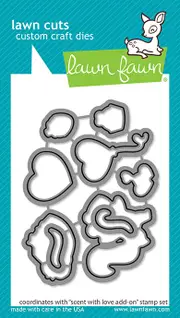 Lawn Fawn Scent with Love Add-On Die