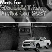 for Mitsubishi Triton Double Cab (MQ MR)2015-2023, Premium Car Floor Mats