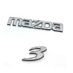 圓夢工廠 MAZDA 3 馬自達 3 馬3 後車箱 尾門 鍍鉻 鑲鑽字體 字貼 字標 質感