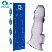 Penis Sheath Male Penis-Sleeve-Girth-Reusable Condoms-Extender-Enlarger-Enhancer