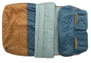Big Agnes Dream Island Synthetic Sleeping Bag - Double Wide - Tapestry/Brown Sugar