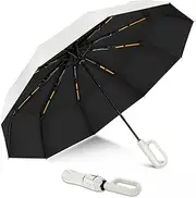 [ZOMAKE] Travel Umbrella - Windproof Compact Umbrellas 30 Inch - Automatic Open Close Umbrella with 20 Strong Ribs