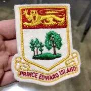 Vintage 'PRINCE Edward ISLAND Canada' EMBROIDERED Cloth PATCH Souvenir BADGE