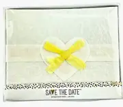 Simplicity Pattern Guest Book Handmade Paper Heart Ribbon 60 Pages Unlined