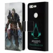 OFFICIAL ASSASSIN'S CREED VALHALLA POSTER LEATHER BOOK CASE FOR GOOGLE PHONES