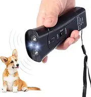 PetUlove Dog Bark Deterrent,Handheld Dog Trainer and Bark Control Device with Led Light and Wrist Strap,Dog Training Tool for Safe Use Indoor Outdoor