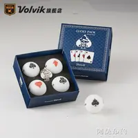 在飛比找樂天市場購物網優惠-高爾夫球 Volvik 沃維克正品高爾夫球 紙牌款幸運禮盒炫