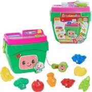 Just Play Cocomelon Veggie Fun Learning Basket for Toddlers, Fun Toy