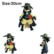 Pokemon Shiny Lucario in the Hat Plush Stuffed Toy NEW WOW