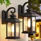 Dusk to Dawn Outdoor Wall Lights Fixtures 2Packs, 15" Waterproof Exterior Fro...