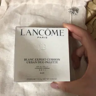 Lancome蘭蔻 激光煥白雙效氣墊粉餅-水亮版O-01