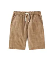 [Bonpoint] Bonpoint Elgar cotton chambray shorts Y 12 brown