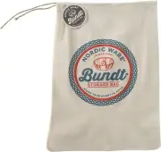 Nordic Ware Muslin Bundt Storage Tote, Medium, Tan