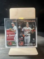 2024 Baltimore Orioles Topps Update Rookie Lot x2; Westburg, Kjerstad