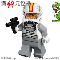 在飛比找露天拍賣優惠-LEGO樂高 星球大戰人仔 sw608 克隆兵飛行員 含武器