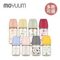 在飛比找PChome24h購物優惠-MOYUUM 韓國 PPSU寬口奶瓶 設計款 270ml -