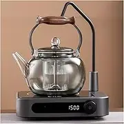 teapot Fully Automatic Water and Electricity Ceramic Stove Tea Pot Tea Maker Household Large Capacity Steaming and Cooking Integrated Tea Pot Set Water Kettle Chinese teapot KeYJ