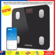 Bluetooth Body Fat Scale, RENPHO Smart Digital Bathroom Weighing Scales Body NEW